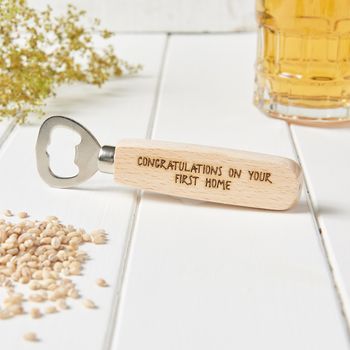 Personalised New Home Couples Bottle Opener, 2 of 4