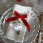 Hand Painted Personalised Holly Posy Bauble, thumbnail 6 of 7