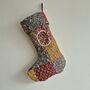 Personalised Patchwork Quilted Christmas Stocking, thumbnail 4 of 5