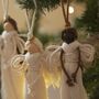 Black Angel Christmas Tree Decoration, thumbnail 2 of 6