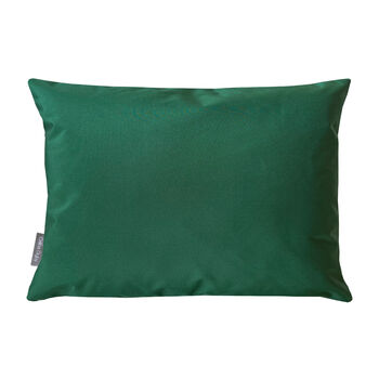 Bottle Green Water Resistant Garden And Outdoor Cushion, 3 of 3