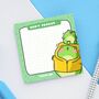 Frog Sticky Notes | Cute Stationery, thumbnail 3 of 5