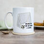Fun Personalised Novelty Football Fan Ceramic Mug, thumbnail 3 of 5