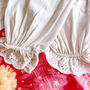 Personalised Childrens Frilly Initial Pyjamas, thumbnail 3 of 5