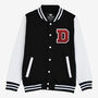 Varsity Baseball Jacket Personalised With Letter D, thumbnail 1 of 2