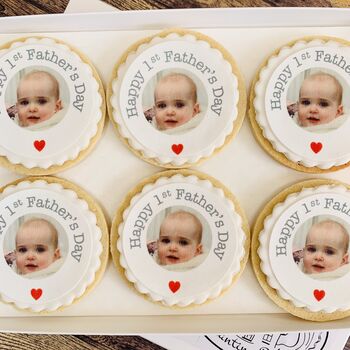 Personalised Father's Day Photo Biscuit Gift Box, 3 of 5