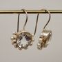 Clear Quartz, Pearl Silver Earrings, thumbnail 12 of 12