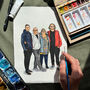 Personalised Illustrated People Portrait, thumbnail 5 of 12