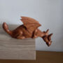 Wooden Dragon Shelf Sitter, thumbnail 1 of 7