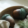 Verdigris And Bronze Decorative Acorn, thumbnail 2 of 3