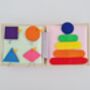 'Magic Rainbow' Mini Sensory Fabric Sewn Quiet Book, thumbnail 5 of 12