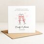 Personalised Simple Celebration Engagement Card For Couple Or Friends, thumbnail 1 of 7