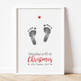 Personalised 'Baby's First Christmas' Inkless Print Kit, thumbnail 1 of 5