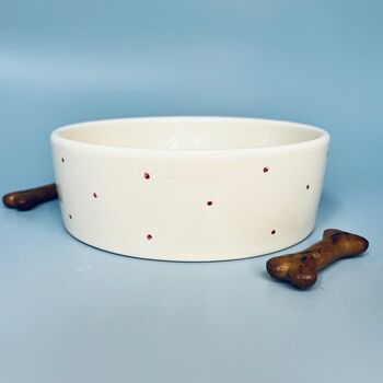 Personalised Dog Bowl With Hidden Message, 3 of 5