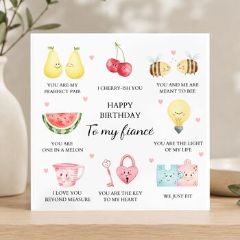 Romantic Pun Husband Birthday Card, Pun Card For Him Or Her, Any Relationship, 3 of 6