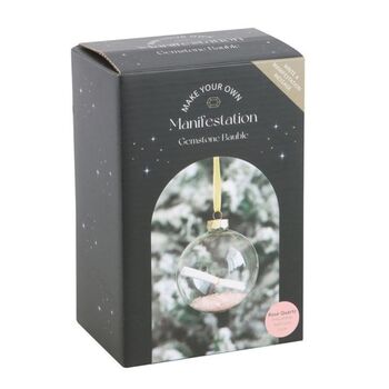 Christmas Bauble Manifestation Kit Rose Quartz, 4 of 6