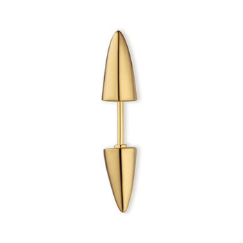 Small Spike Double Sided Stud Single Earring, 5 of 6
