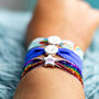 Girls Personalised Rainbow Stretch Bead Bracelet, thumbnail 1 of 9