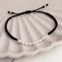 Sterling Silver Pearl Friendship Bracelet, thumbnail 9 of 12