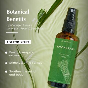 Lemongrass Natural Room And Linen Spray, 2 of 6