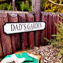 Personalised Dad's Garden Street Sign, thumbnail 2 of 3
