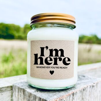 I'm Here Whenever You're Ready Comforting Candle Gift Set, 10 of 11