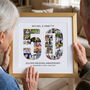 Personalised Golden Wedding Anniversary Photo Collage, thumbnail 1 of 9
