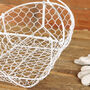 Personalised Wire Kitchen Storage Trug Basket, thumbnail 4 of 6