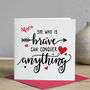 She Who Is Brave Can Conquer Anything Card, thumbnail 1 of 3