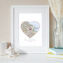 Home Is Where The Heart Is Personalised Map Print, thumbnail 5 of 8