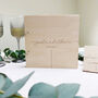 Personalised Engraved Wedding Guest Book, thumbnail 1 of 8