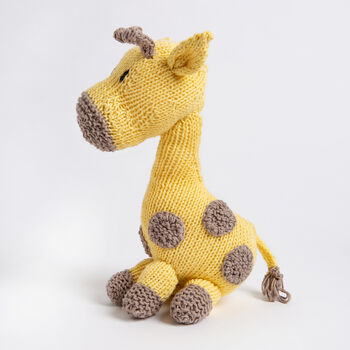 Lottie The Giraffe Easy Cotton Knitting Kit, 3 of 8