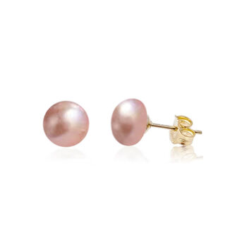 Classic Pearl Silver Stud Earrings, 4 of 8