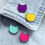 Mini Cat Pin Badge, thumbnail 2 of 11