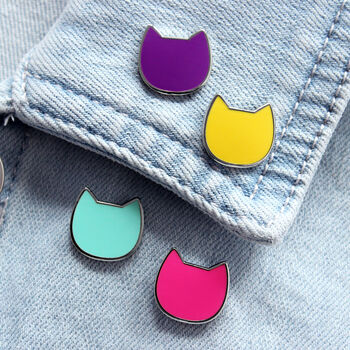 Mini Cat Pin Badge, 2 of 11