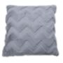 Chevron Zig Zag Beige Grey Pattern Pillow Cushion Cover, thumbnail 4 of 7