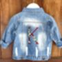 Embroidered Initial Baby/Toddler Denim Jacket, thumbnail 3 of 7