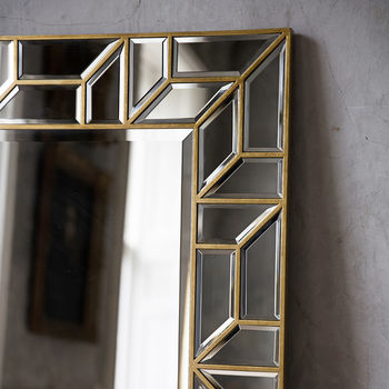 Gold Mosaic Leaner Mirror, 2 of 2