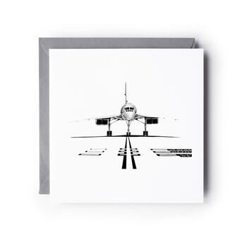 Concorde – Hand Drawn Aviation Greeting Card Illustration, 3 of 6