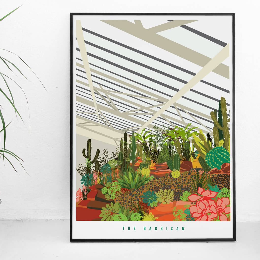 London Prints, The Barbican Conservatory Art Print, 1 of 5