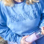 Personalised Mama Est. Sweatshirt College Sweater, thumbnail 7 of 7