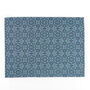 Blue Liberty Flower Canvas Fabric Placemat Set, thumbnail 8 of 11