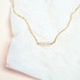 14k Gold Fill Moonstone Necklace, thumbnail 3 of 5