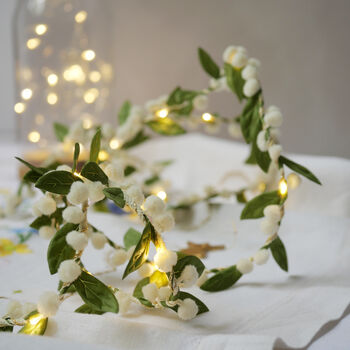 Mistletoe Light Up Wreath, 6 of 6
