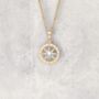 9ct Gold Compass Necklace, thumbnail 3 of 10