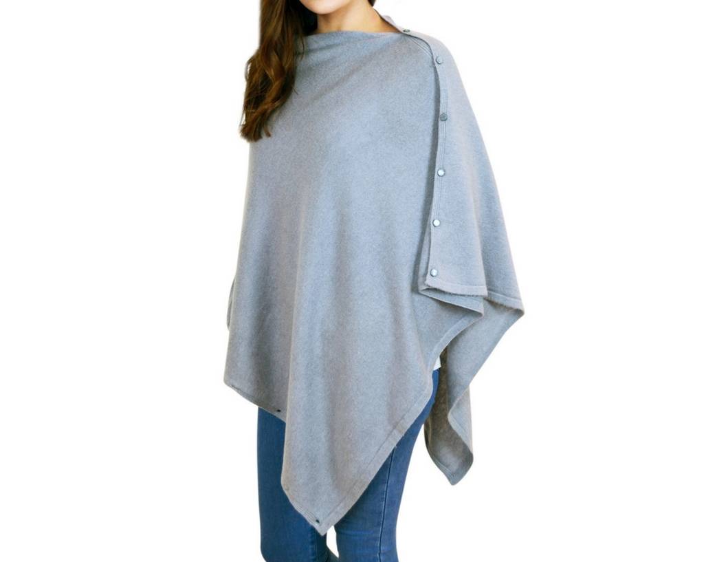 personalised cashmere blend button wrap shawls by mimi & thomas