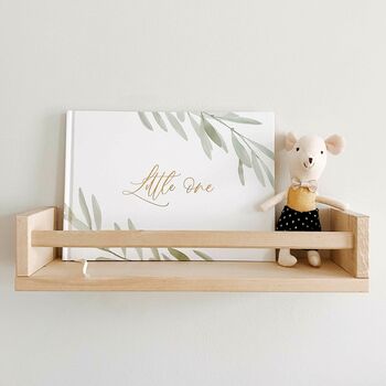 Baby Memory Book Olive With Gold Foil, 4 of 12