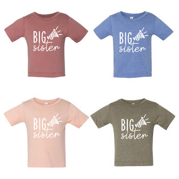 Personalised Big Sister Announcement T Shirt, 3 of 8