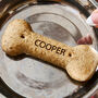 Personalised Set Of Two Christmas Dog Biscuits, thumbnail 2 of 4