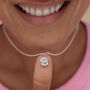 Smiley Face Charm Necklace, thumbnail 3 of 8